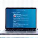 Video camera icon with analytics overlay